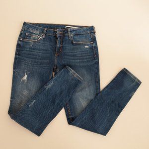 ZARA women's distressed slim fit jeans | size 8(M)
